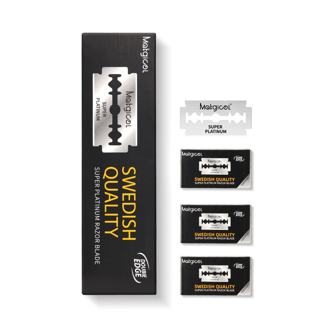 Matgicol DE Safety Razor Blades 100pcs