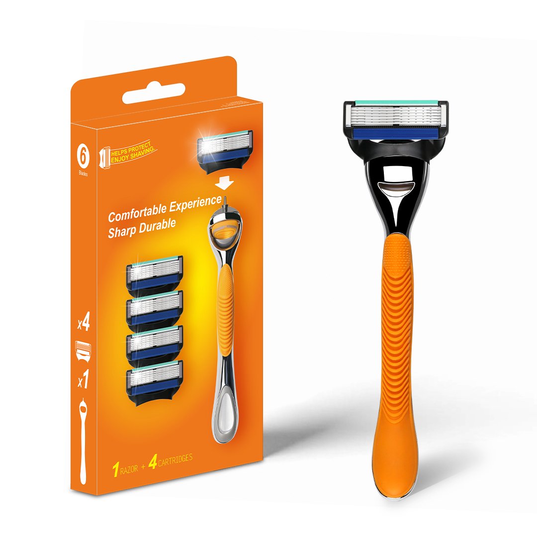 Xr G70 Orange Metal Razor Set