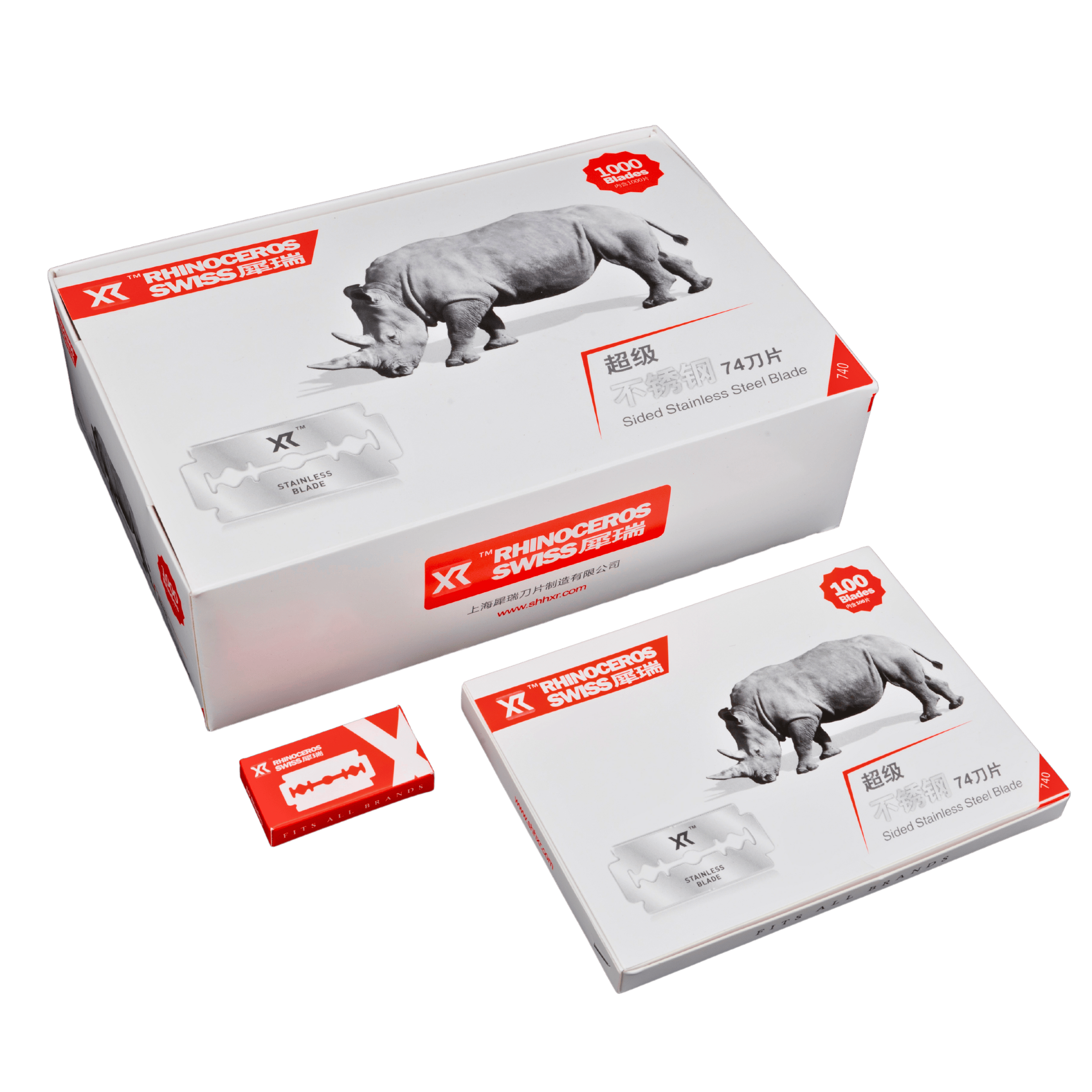 XR Rhinoceros Swiss Stainless Steel Blades